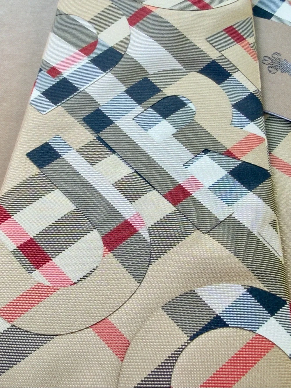 🔥TB SUMMER 26🔥🆕💯LIMITED EDIT BURBERRY HORSEFERRY PATCHWORK NVA CHECK ARTISAN TIE
